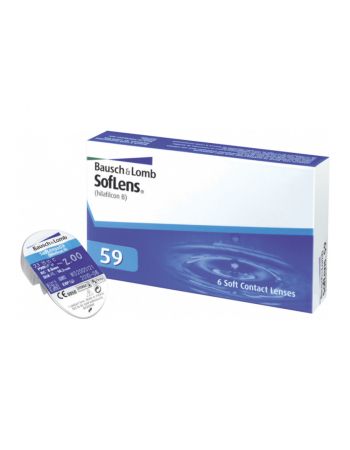 Bausch + Lomb SofLens59 Monthly Disposable Contact Lenses (Powered)