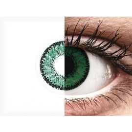 Aquamarine contact lenses